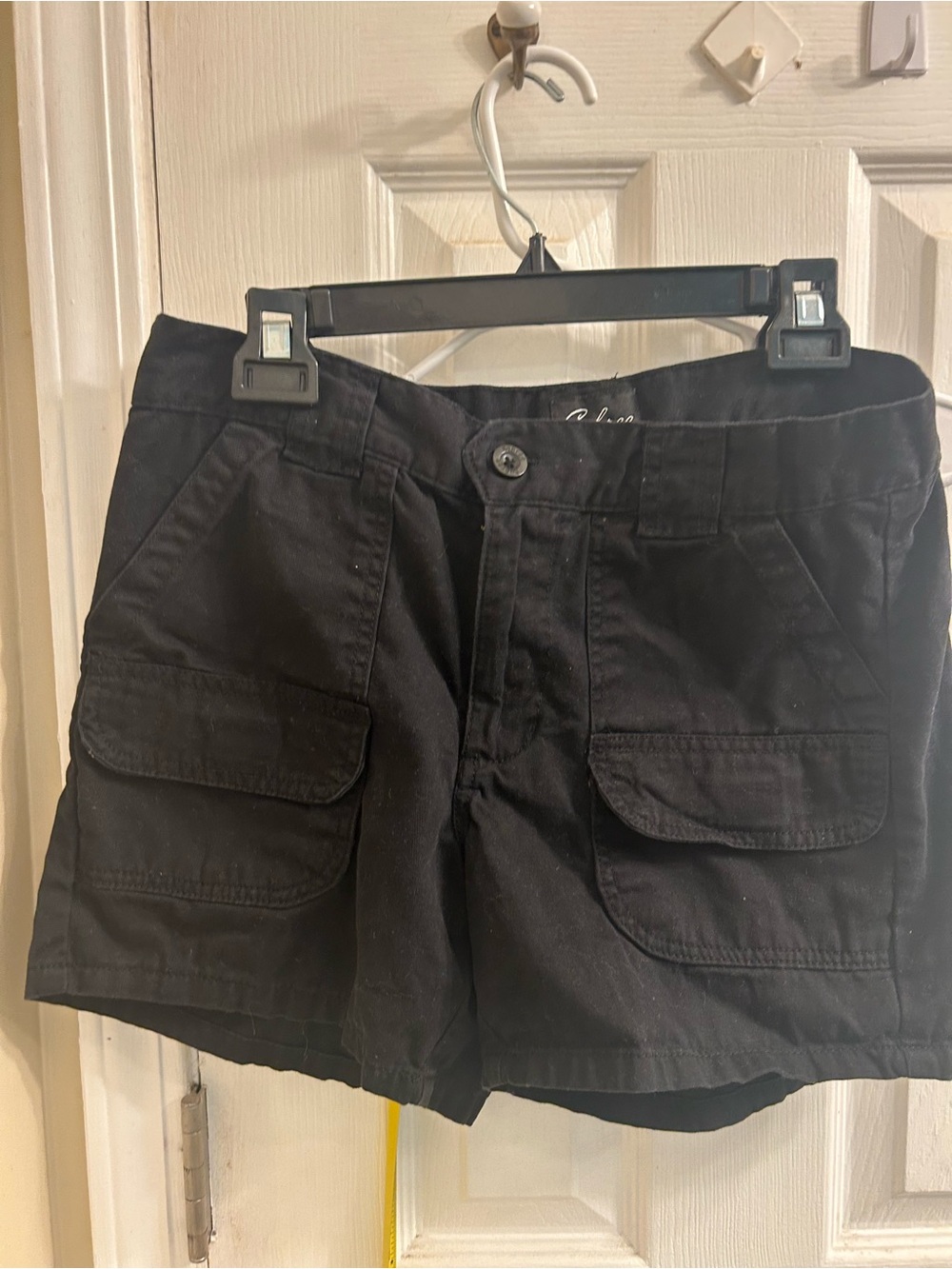 Black Cargo Pocket Women’s Shorts